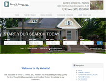 Tablet Screenshot of davidderbes.com